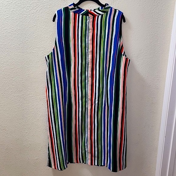 Eloquii Vertical Striped Cut Out Dress - Picture 7 of 10